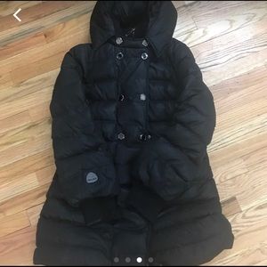 Black winter coat